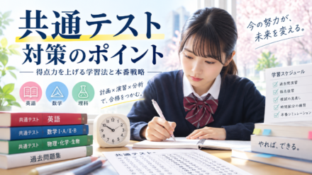 共通テスト対策｜得点を伸ばすために意識したい3つのこと